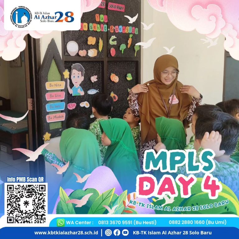Hari Keempat MPLS di KB-TK Islam Al Azhar 28 Solo Baru: Memperkenalkan Nilai Kebersamaan dan Kreativitas