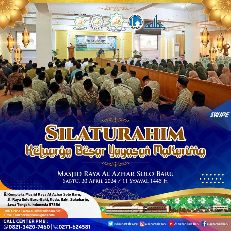 Silaturahmi dan Kebersamaan Keluarga Besar Yayasan Makarima: Bersyukur di Hari Raya Idul Adha 1445 H