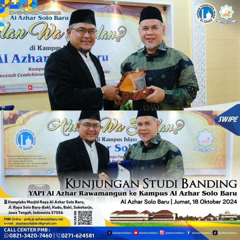 Kunjungan Studi Banding YAPI Al Azhar Rawamangun ke Al Azhar Solo Baru: Kolaborasi untuk Pendidikan Islam yang Lebih Baik