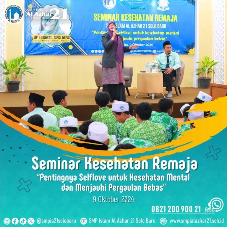 Seminar Kesehatan Remaja di SMP Islam Al Azhar 21 Solo Baru