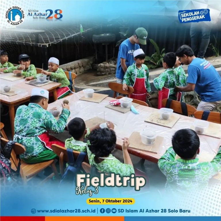 Fieldtrip Kelas 3 SD Islam Al Azhar 28 Solo Baru ke Naruna Ceramic