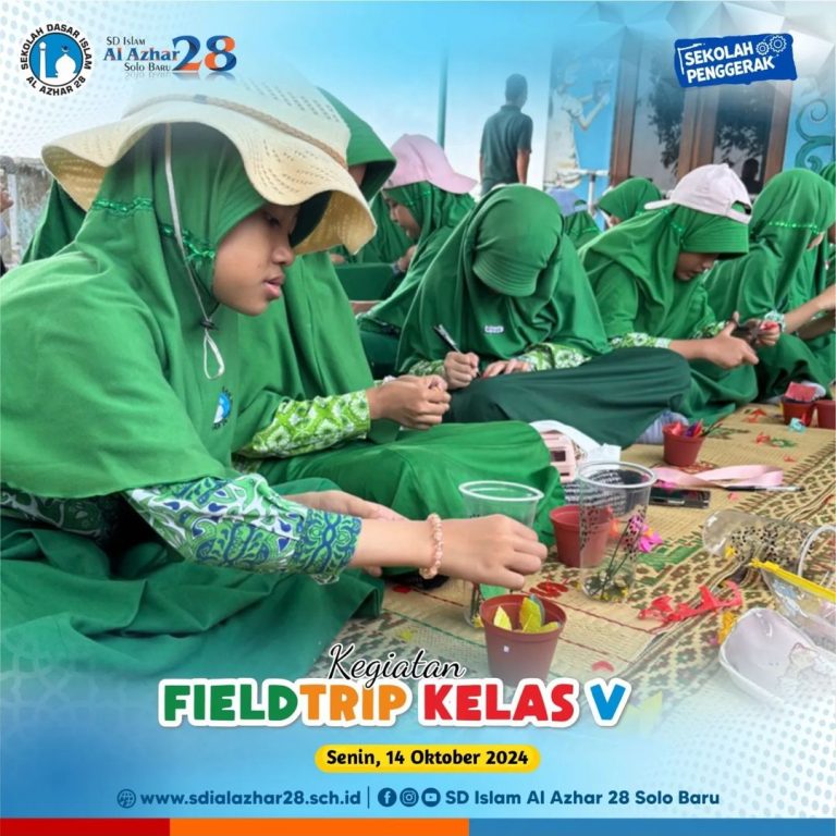 Fieldtrip Seru Kelas 5 SD Islam Al Azhar 28 Solo Baru ke Bank Sampah Gemah Ripah