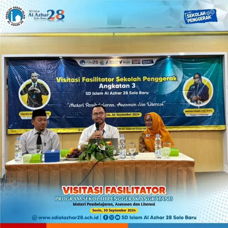Visitasi Fasilitator di SD Islam Al Azhar 28 Solo Baru