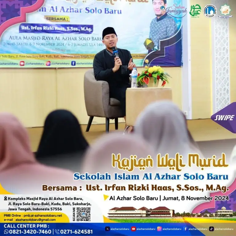 Kajian Wali Murid Sekolah Islam Al Azhar Solo Baru
