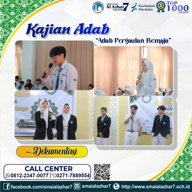 Kajian Adab Pergaulan Remaja Bersama Ustadz Abu Hasan, S.Pd., Al Hafiz