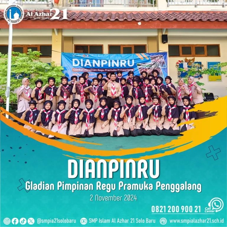 SALAM PRAMUKA – DIAN PINRU SMP Islam Al Azhar 21 Solo Baru Tahun 2024