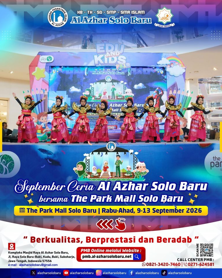 September Ceria Al Azhar Solo Baru Bersama The Park Mall Solo Baru