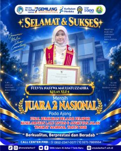 Membanggakan! Murid SMA Islam Al Azhar 7 Sukoharjo Raih Juara 2 Nasional Pelajar Pelopor Keselamatan Lalu Lintas 2026